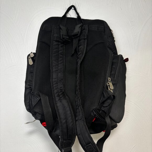 Fisher-Price Black Diaper Backpack w/ Wipe Pocket & Insulated Bottle Holder - Picture 5 of 6